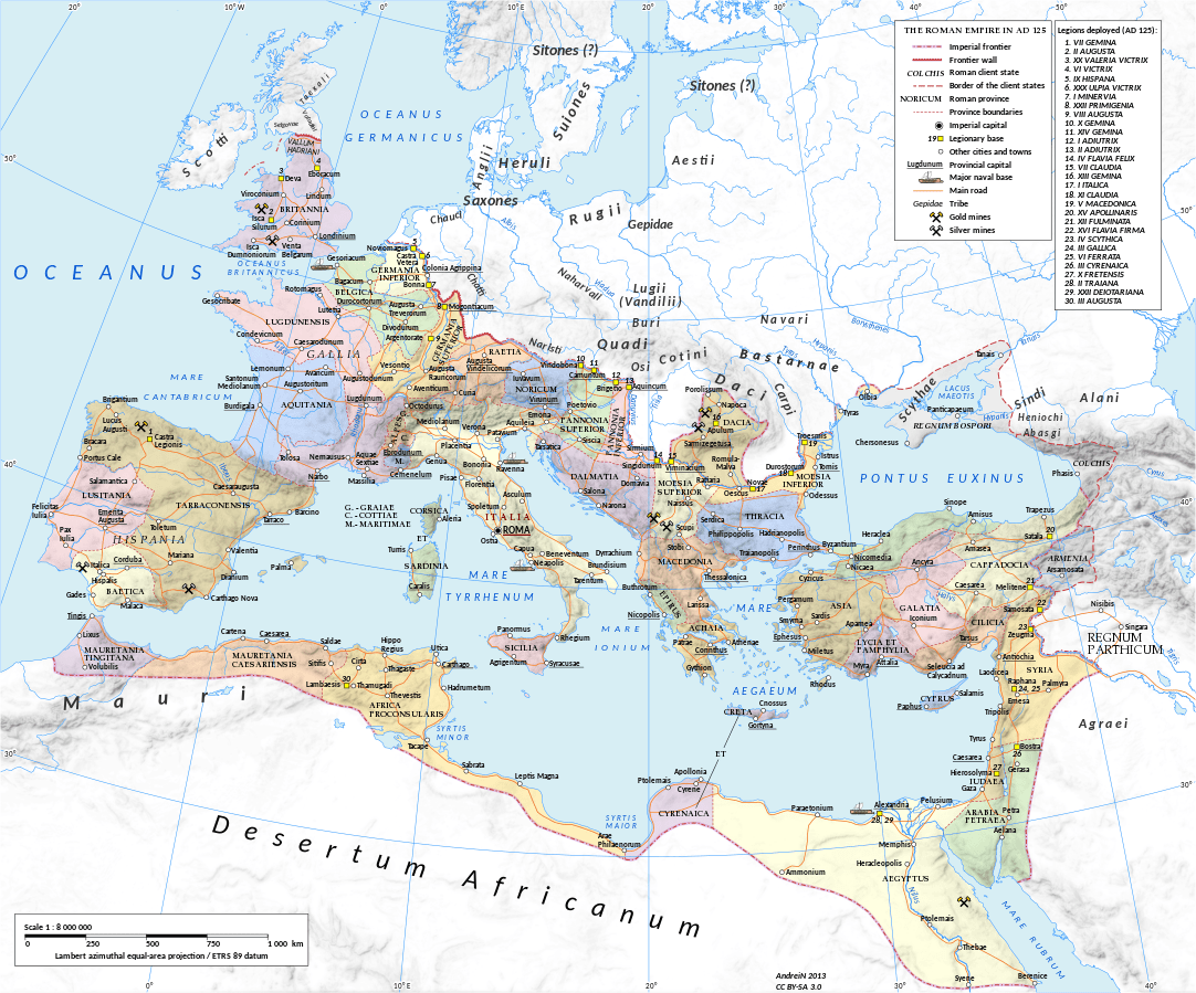 Romarriket tidslinje (kungariket, republiken, imperiet)