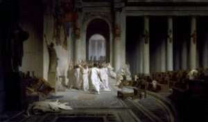 Julius Caesar död