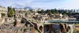 Herculaneum: Italien, historia, arkeologisk park, och karta
