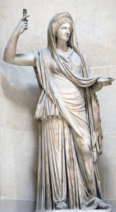 Hera gudinna för äktenskap, familj och förlossning (Juno)